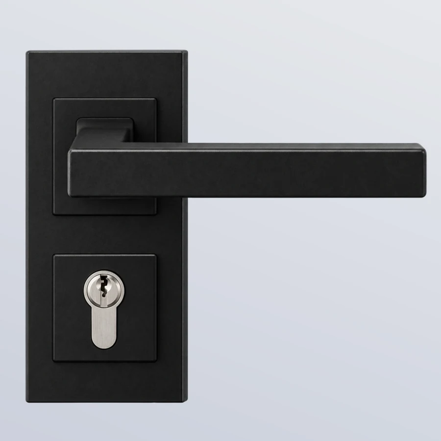 Sempre with lock — Lever handle for ALU-LOFT doors